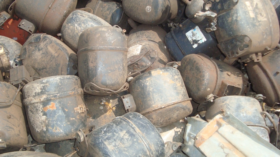 Scrap Recycling Black compressors